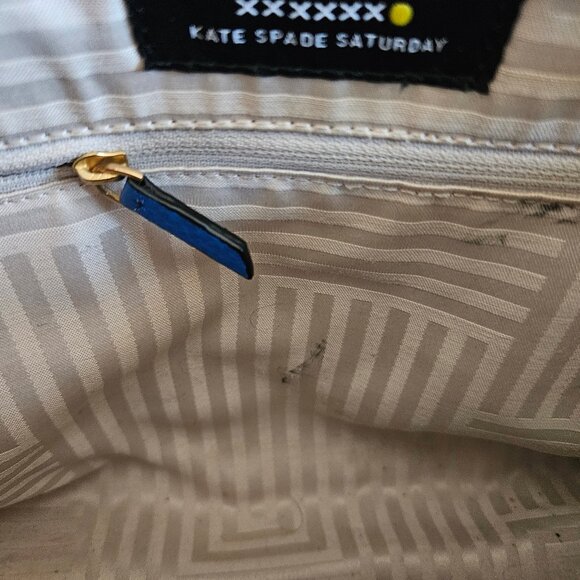 Kate Spade Royal Blue Saturday Leather Purse - Picture 11 of 14
